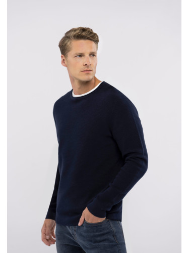 Volcano Man's Sweater S-Brady Navy Blue