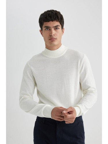 DEFACTO Slim Fit Slim Fit Turtleneck Knitwear Sweater