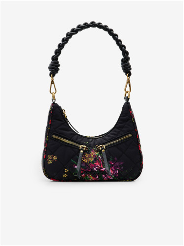 Black Women's Floral Handbag Desigual Yenes Medley Multipocket - Ladies