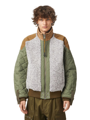 Diesel Jacket - W-POW-TEDDY JACKET green