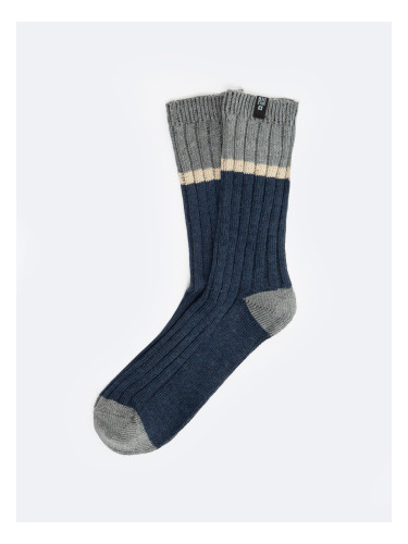 Big Star Man's Standard Socks 211026 403 Navy Blue