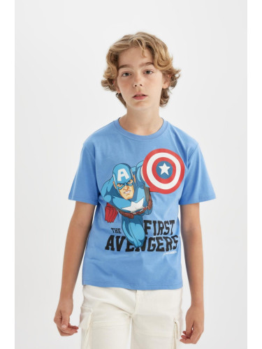 DEFACTO Boy's Marvel Avengers Crew Neck Short Sleeve T-shirt