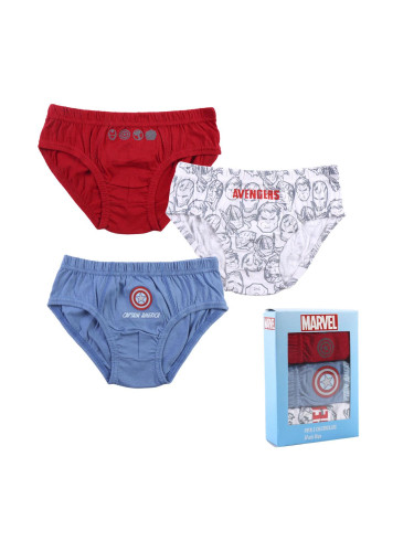 BOYS' UNDERWEAR SET SINGLE JERSEY 3 PIECES AVENGERS