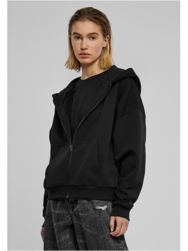 Women's hoodie Boxy Zip Hoody black