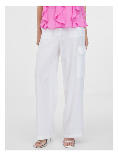 Orsay White women's wide trousers - Women's