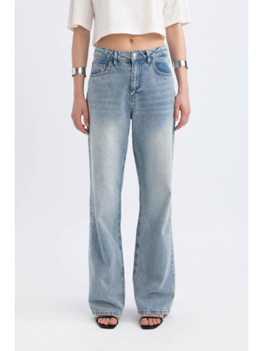 DEFACTO 90'S Wide Leg High Waist Wide Leg Long Jeans