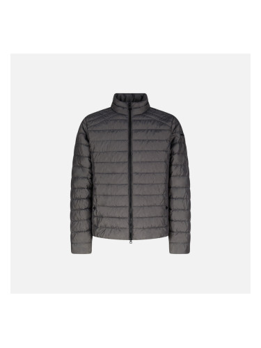 Grey Men's Quilted Jacket Geox Kennet - Men's