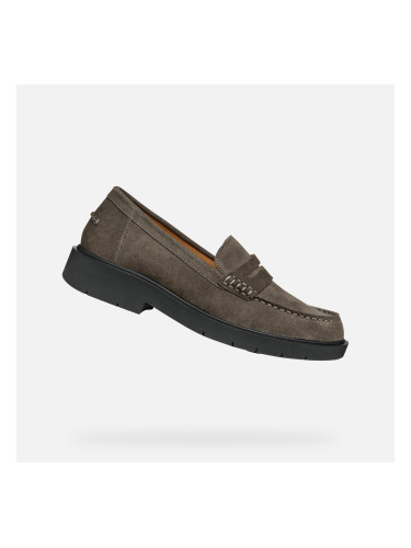 Dark grey women's moccasins Geox Spherica Ec1 - Women's
