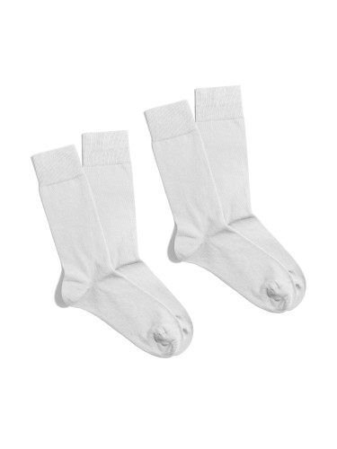 Banana Socks Unisex's 2Pack Socks Essentials Ivory Serenity