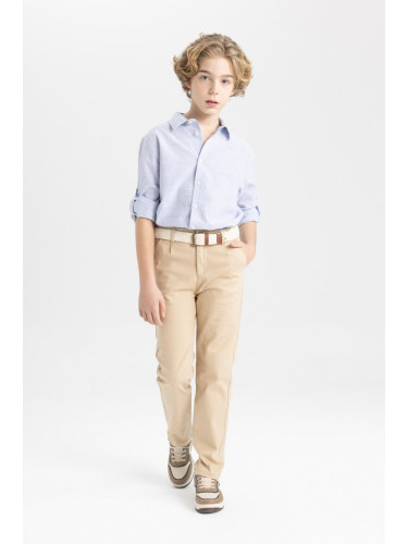 DEFACTO Boy's Standard Cuff Gabardine Trousers