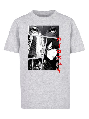 Children's T-shirt Manga Comic heather gray
