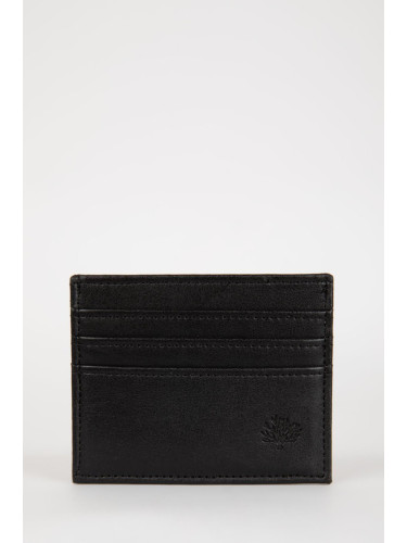 DEFACTO Men's Faux Leather Card Holder