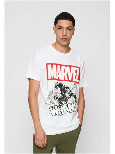 White Avengers Smashing Hulk T-shirt