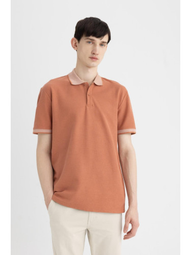 DEFACTO New Regular Fit Short Sleeve Polo Basic T-Shirt