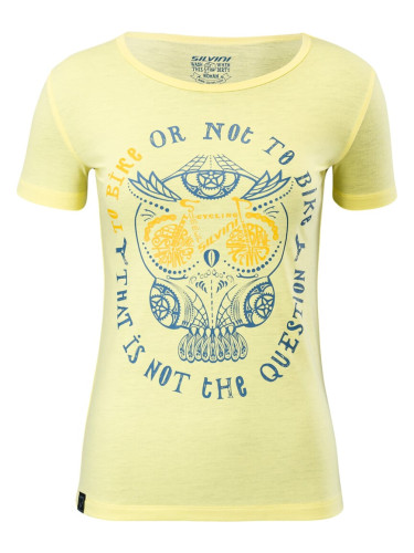 Women's T-shirt Silvini Pelori Yellow/Blue XS