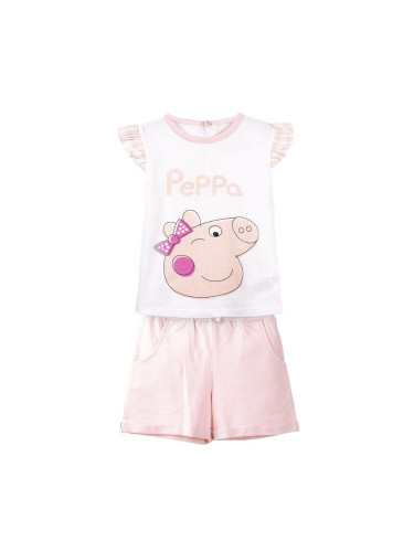 2 PIECE SET FRENCH TERRY PEPPA PIG