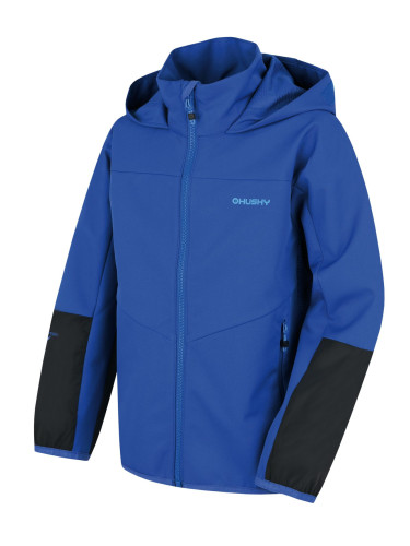 Children's softshell jacket HUSKY Sonny K blue