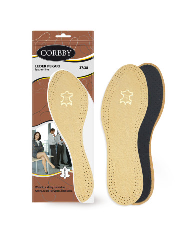 Corbby LEDER PEKARI Wkładki z wysokogatunkowej skóry naturalnej