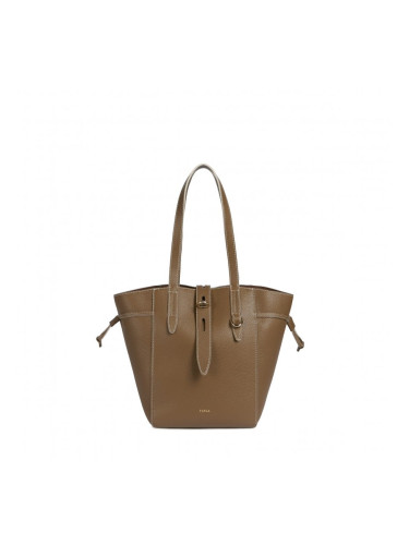 Handbag - FURLA NET M TOTE - VITELLO ST. ERACLE brown