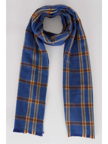 DEFACTO Men's Plaid Patterned Scarf