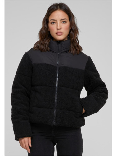 Women's short jacket Sherpa Mix black/black