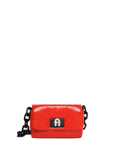 Handbag - FURLA 1927 SOFT MINI SHOULDER BAG red