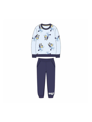 TRACKSUIT COTTON BRUSHED 2 PIECES BLUEY