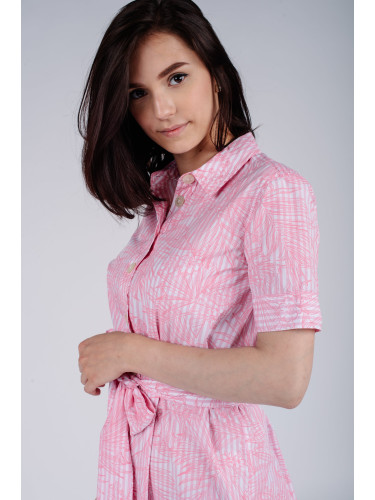 Tommy Hilfiger Dress - REISA SHIRT DRESS SS pink