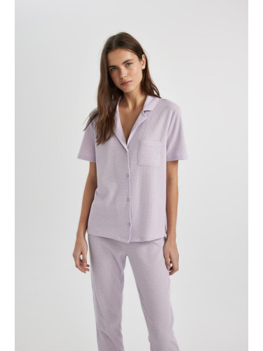 DEFACTO Fall In Love Short Sleeve Pajama Top