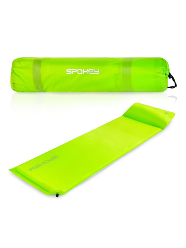 Spokey SAVORY PILLOW Self-inflating mat with vankúšikom, 186 x 50 x 2,5 cm green