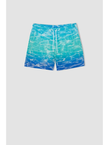 DEFACTO Patterned Short Swim Shorts