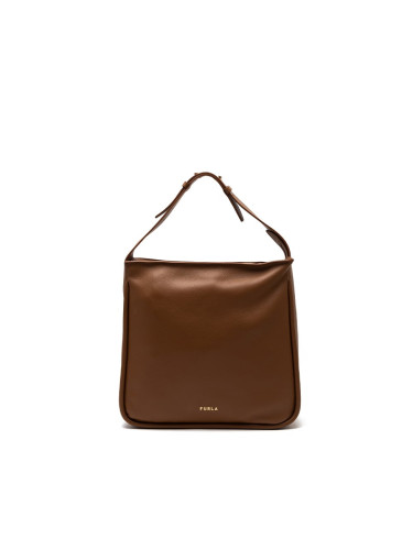 Handbag - FURLA ESTER L HOBO - VITELLO ST. OASI DOUBLE brown