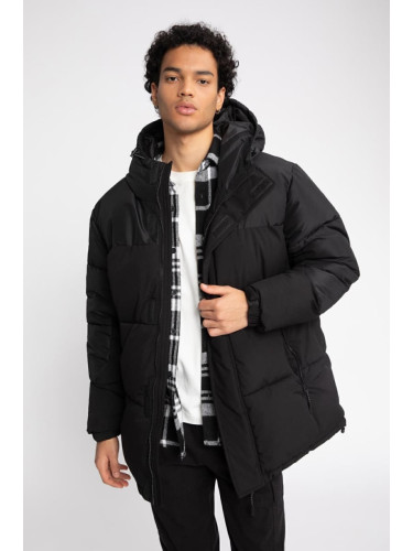 DEFACTO Water Repellent Regular Fit Hooded Jacket