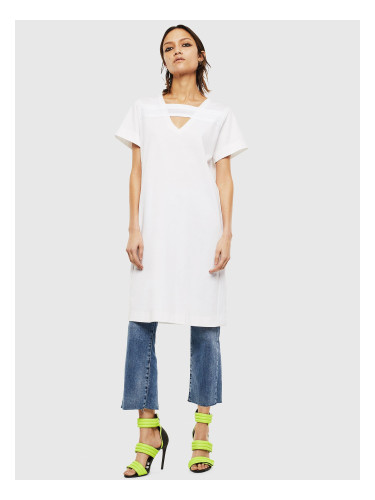 Diesel Dress - DSTRIPE DRESS white