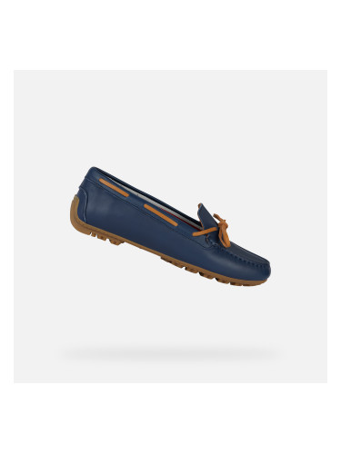 GEOX Dark blue women's moccasins Kosmopolis + grip - Women's