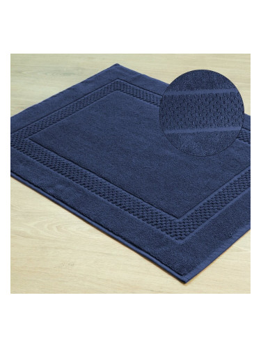 Eurofirany Unisex's Bathroom Rug 435715 Navy Blue