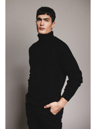 DEFACTO Standard Fit Turtleneck Sweater