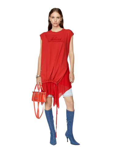 Diesel Dress - D-ROLLETTE DRESS red