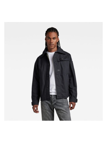 G-STAR Jacket - High Collar Overshirt Black