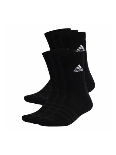 Ponožky adidas  Cushioned Sportswear Crew Socks 6 Pairs Black XL