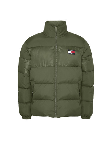 Tommy Jeans Jacket - TJM TONAL COLORBLOCK PUFFER green