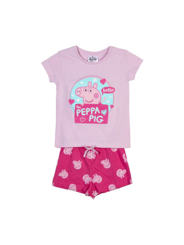 SHORT PYJAMAS SINGLE JERSEY POINT PEPPA PIG