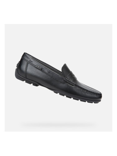 Black men's moccasins Geox Moner 2Fit - Men