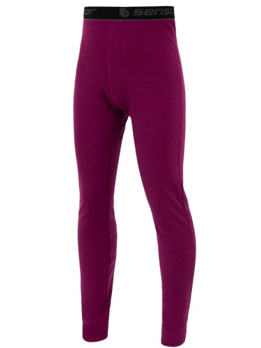 Sensor Merino DF lilac junior bottoms, 150 cm