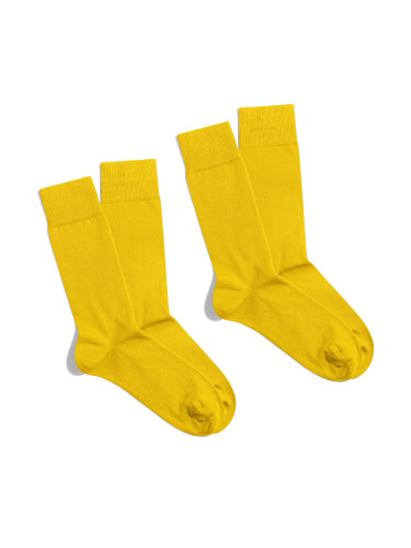 Banana Socks Unisex's 2Pack Socks Essentials Lemon Burst