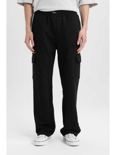 DEFACTO Regular Fit Cargo Pocket Straight Leg Sweatpants