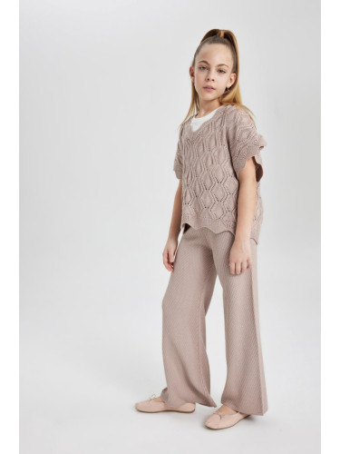 DEFACTO Girl's Cotton Trousers