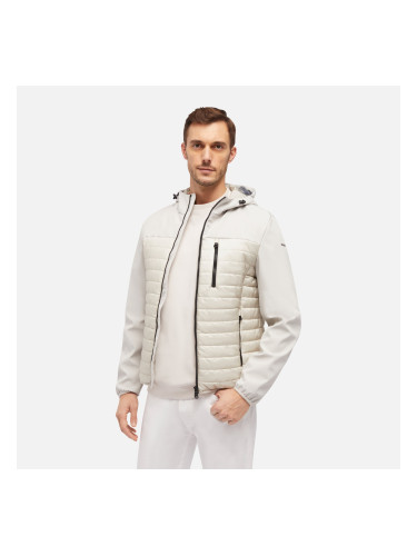 Cream men's jacket Geox Sapienza - Men's