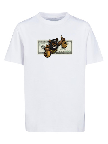 Children's T-shirt Money Bear white