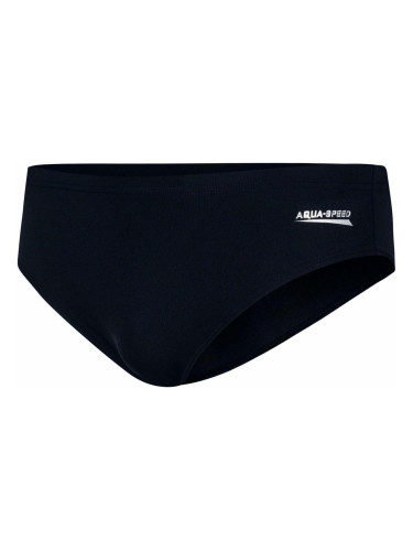 AQUA SPEED Man's Swimming Briefs Alan Navy Blue